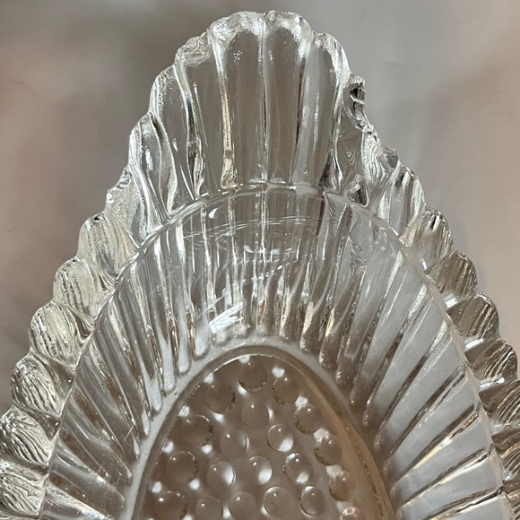 Vintage National Glass Clear Jeannette 9” Gondola Sundae Dessert Dishes Set Of 5 - Picture 10 of 10